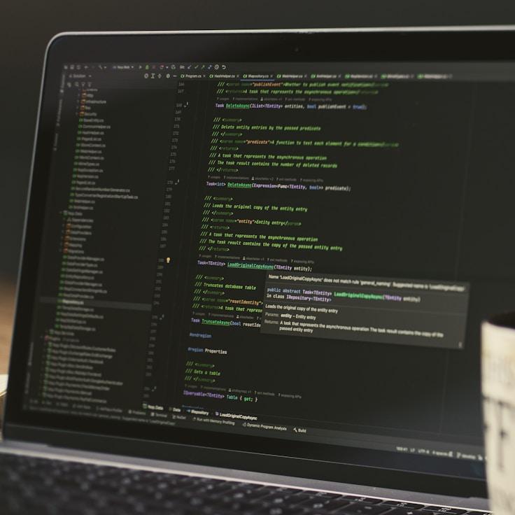 iOS app development workspace